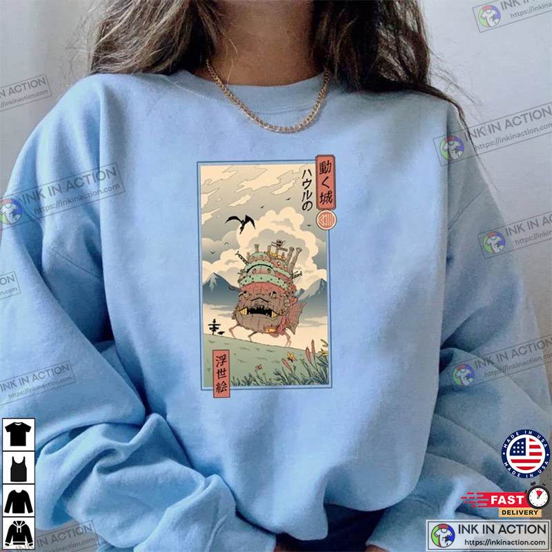 Howl’s Moving Castle, Anime Howls Moving Castle Shirt