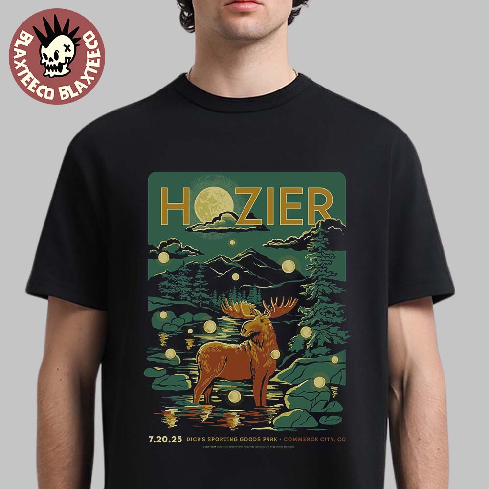 Hozier Commerce City Colorado 2025 At Dick’s Sporting Goods Park On July 20 2025 Classic T-shirt