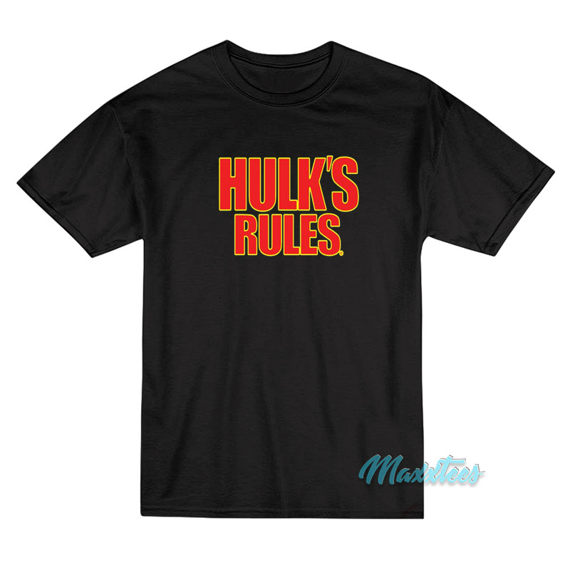 Hulk Hogan Hulk's Rules T-shirt