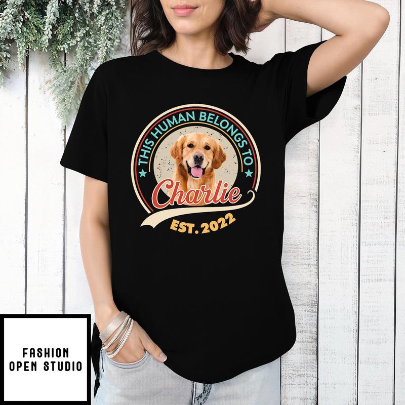 Human Belongs Photo – Personalized Custom Unisex T-shirt
