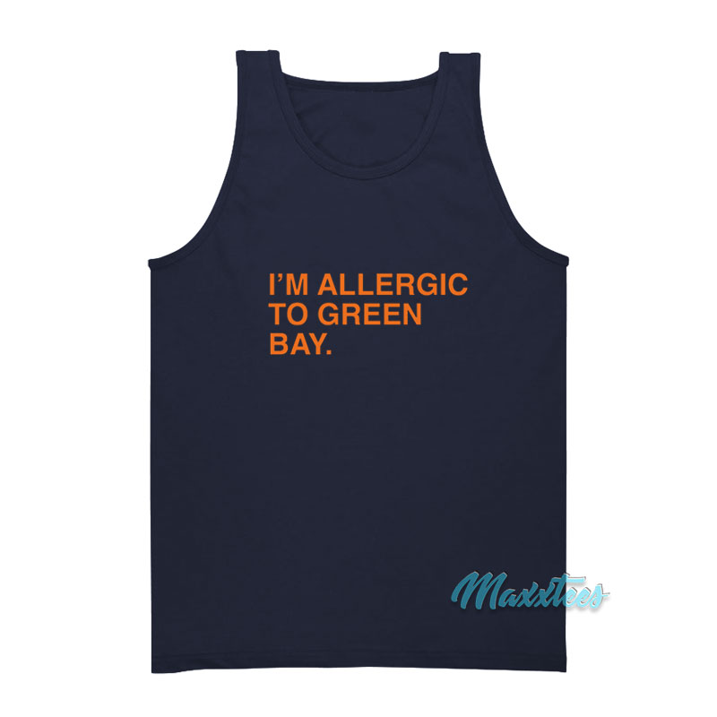 I'm Allergic To Green Bay Tank Top