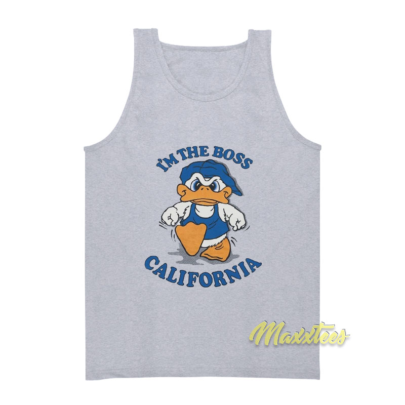 I'm The Boss California Donald Duck Tank Top