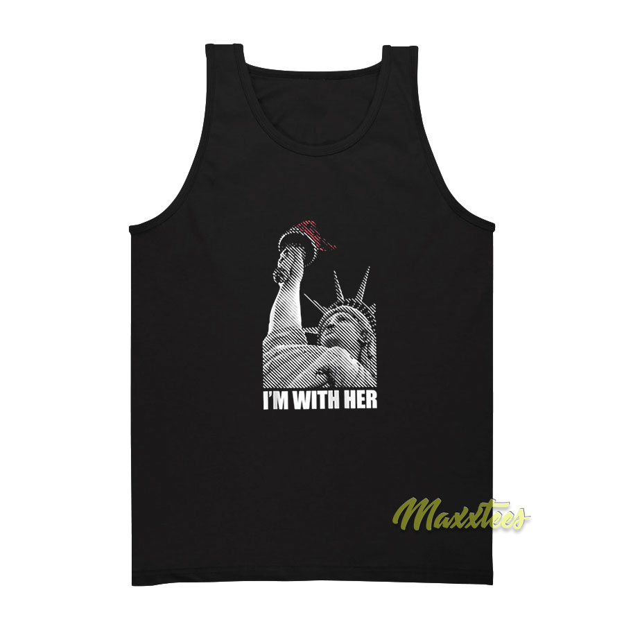 I'm With Her Statue Of Liberty Immigrant Tank Top