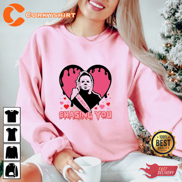 I’ll Never Stop Chasing You Funny Valentines Day Lovers Shirt