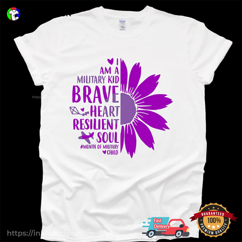 I’m Military Kid, Purple Up T-shirt