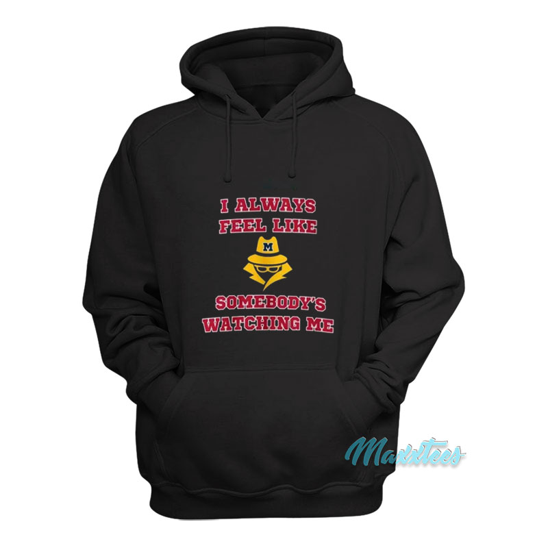 I Always Feel Like Somebody's Watching Me Hoodie