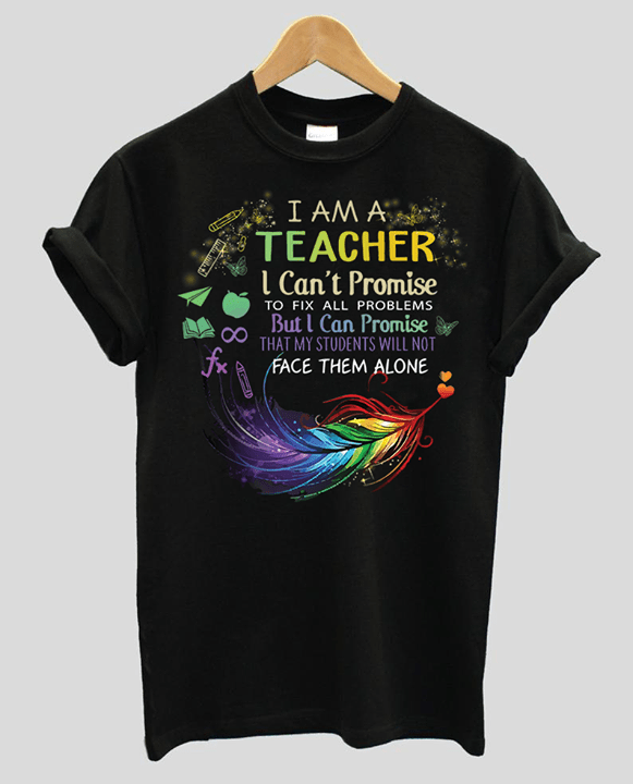I Am A Teacher I Can't Promise To Fix All Problems Shirt