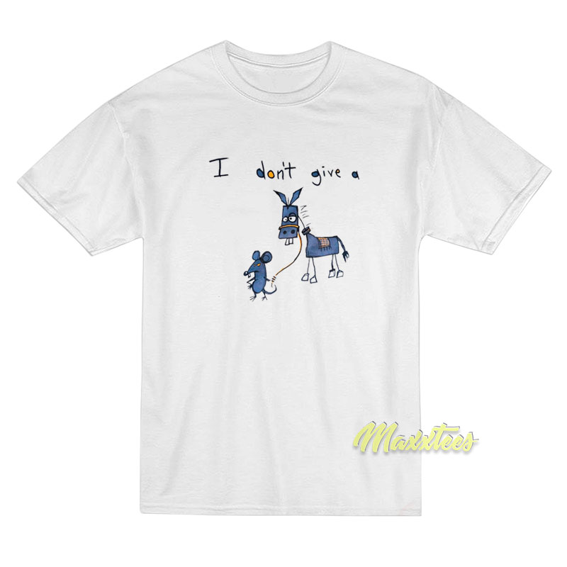 I Don't Give A Rats Ass Mouse Donkey T-shirt