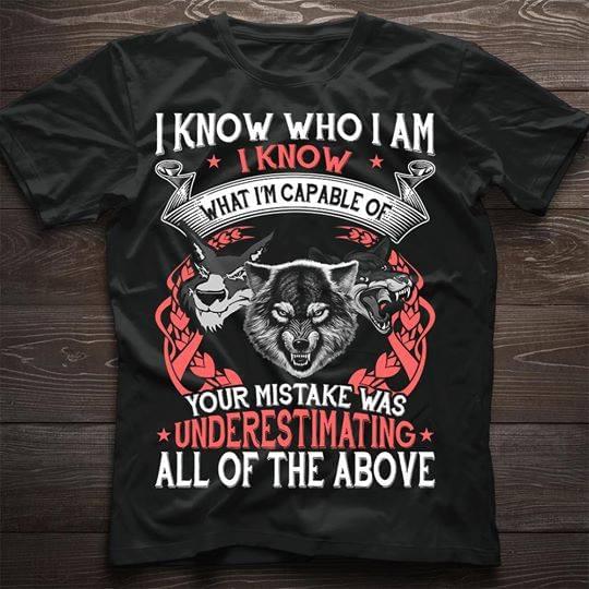 I Know Who I Am I Know What I'm Capable Shirt