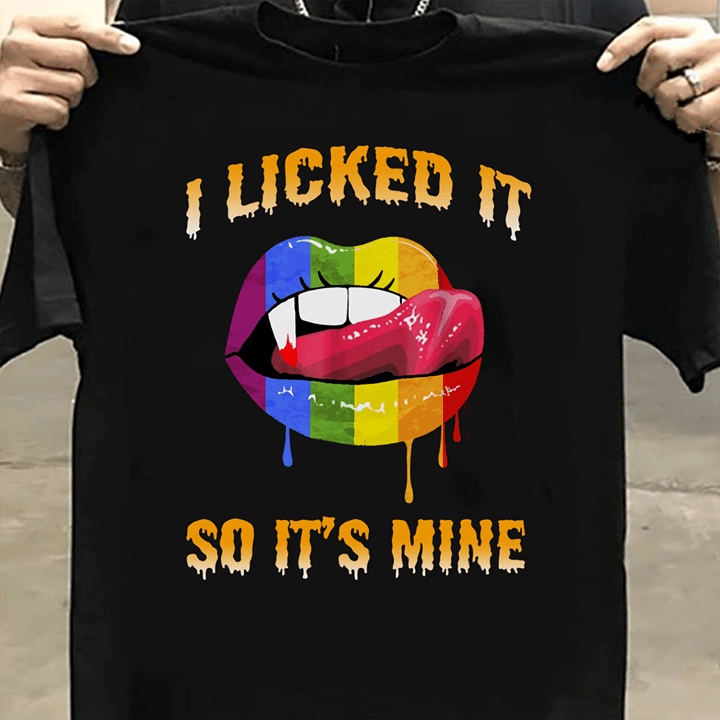 I Licked It So It's Mine Halloween Shirt