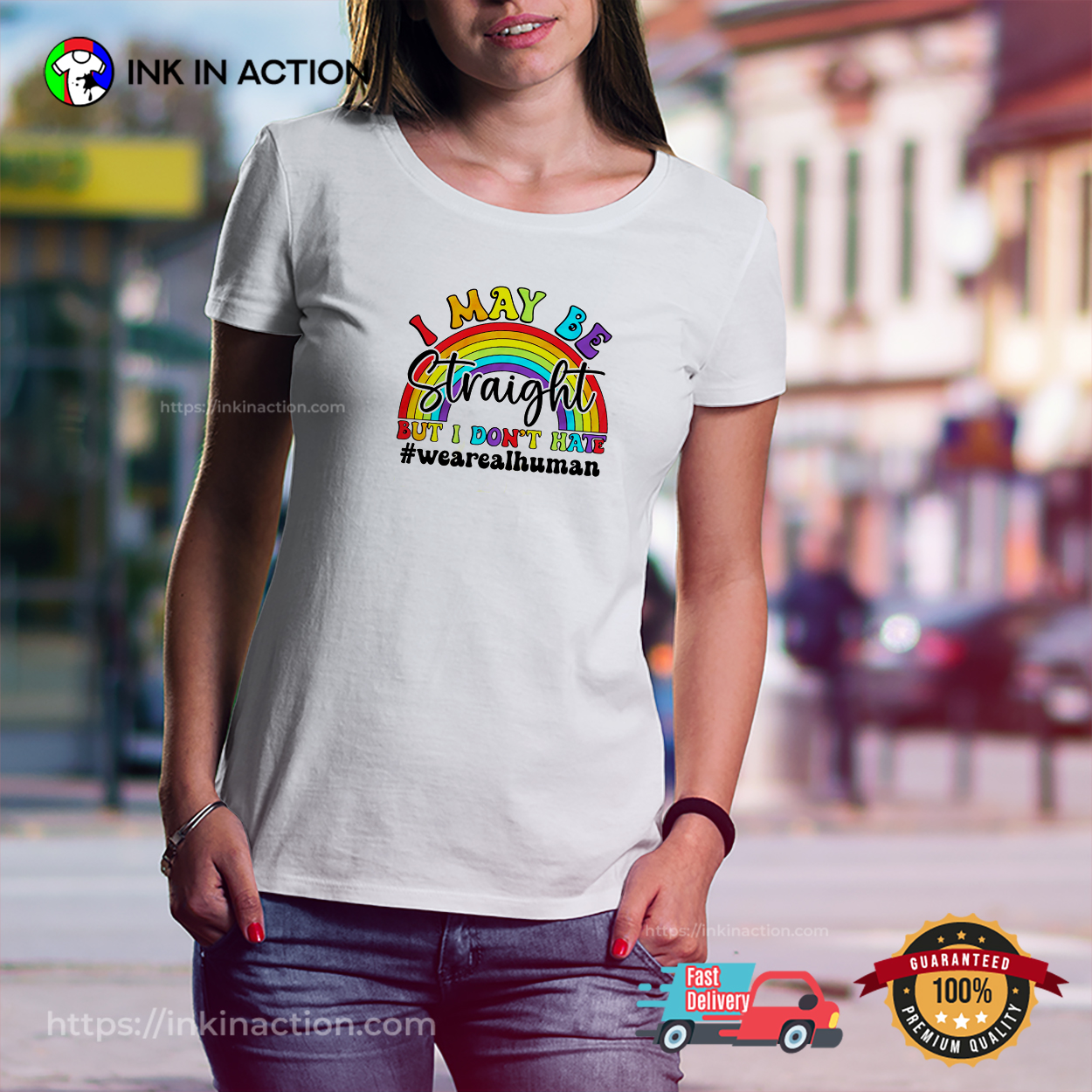 I May Be Straight But I Don’t Hate 2025 Gay Pride T-shirt