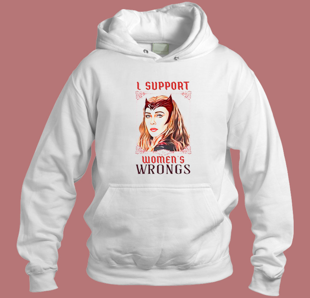 I Support Women's Scarlet Witch 80s Hoodie