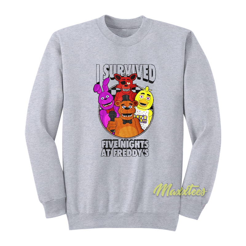 I Survived Five Night At Freddy's Sweatshirt