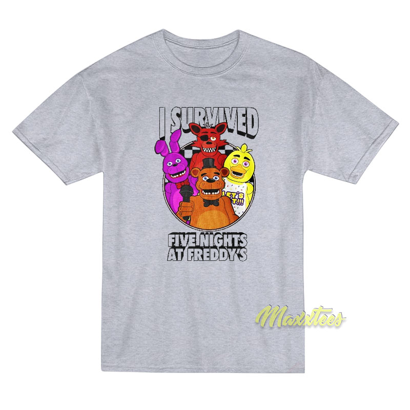 I Survived Five Night At Freddy's T-shirt