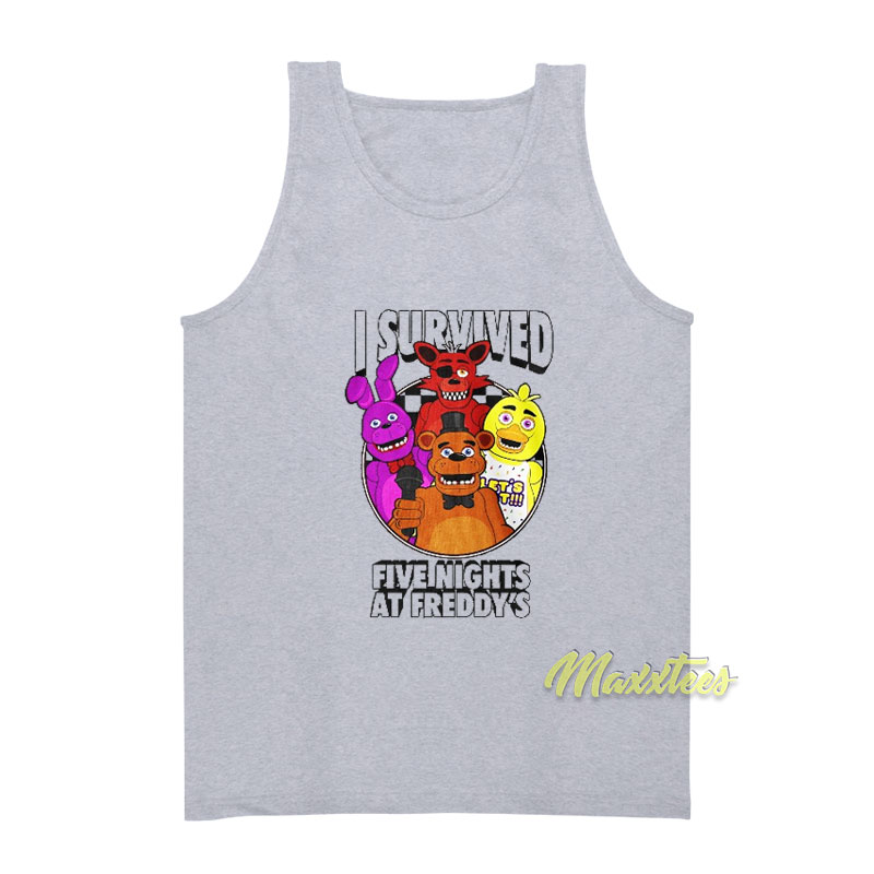 I Survived Five Night At Freddy's Tank Top