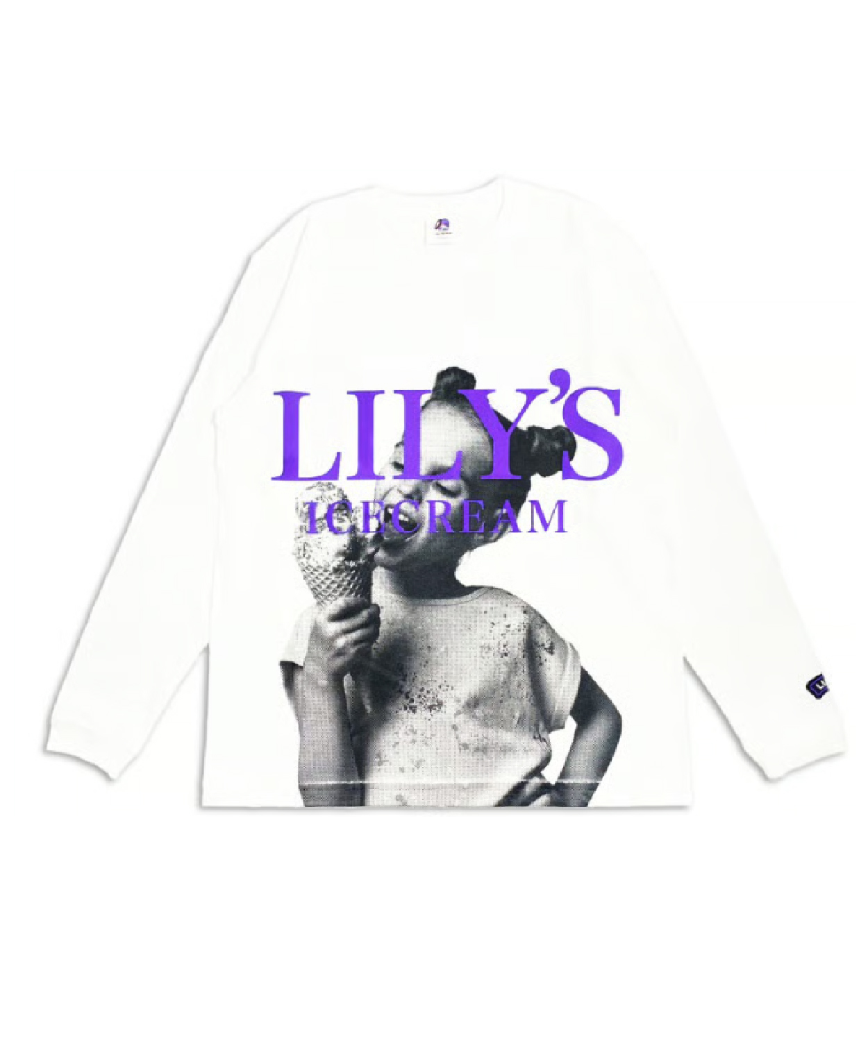 Ice Graphic Ls Purple Long Sleeve Lily’s Ice Cream Shop