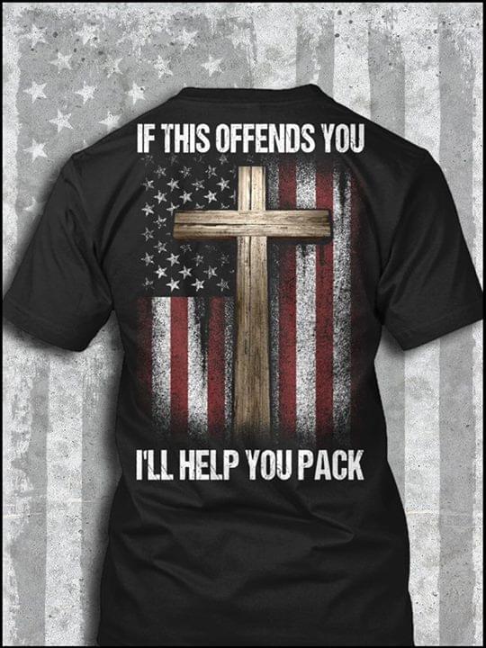 If This Offends You I'll Help You Pack Shirt (back Side)