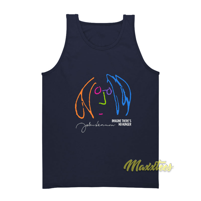 Imagine There's No Hunger John Lennon Tank Top