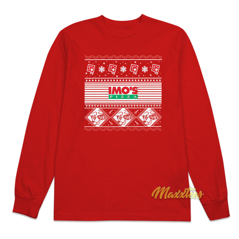 Imo's Pizza Christmas Since 1964 Long Sleeve Shirt