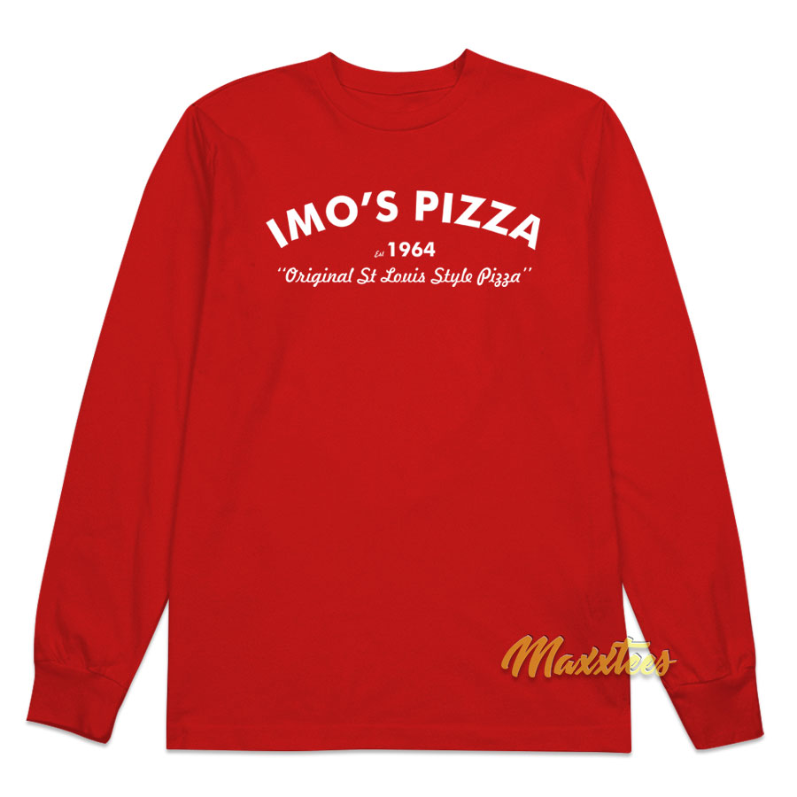 Imo's Pizza Est 1964 Original St Louis Style Pizza Long Sleeve Shirt