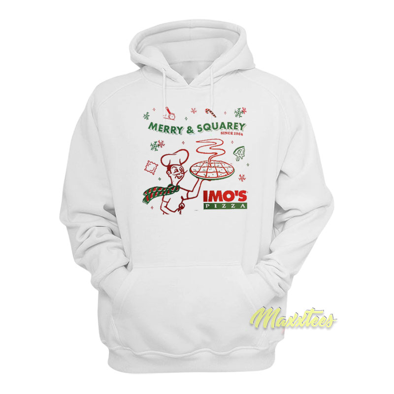Imo's Pizza Merry And Squarey 1964 Hoodie