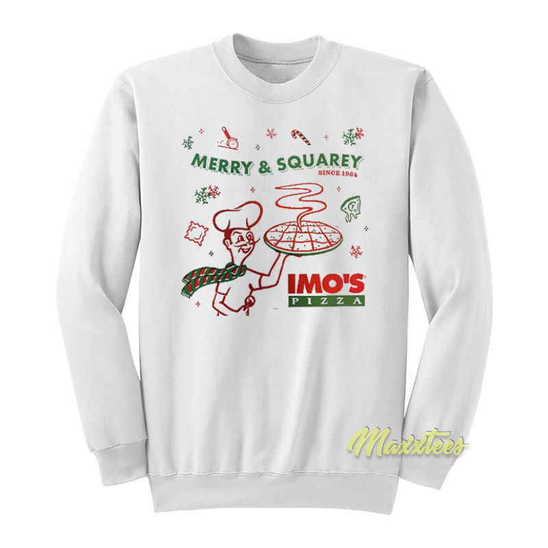 Imo's Pizza Merry And Squarey 1964 Sweatshirt