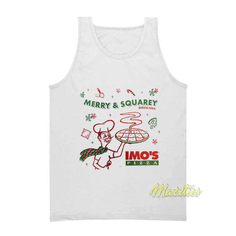 Imo's Pizza Merry And Squarey 1964 Tank Top