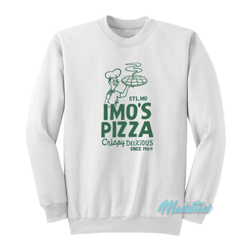 Imo's Pizza Retro Crispy Delicious Sweatshirt
