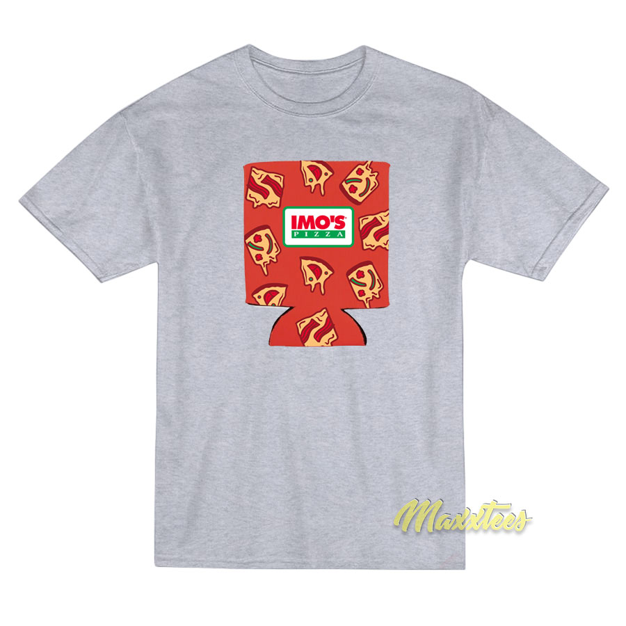 Imo's Pizza Squares Can Hugger T-shirt