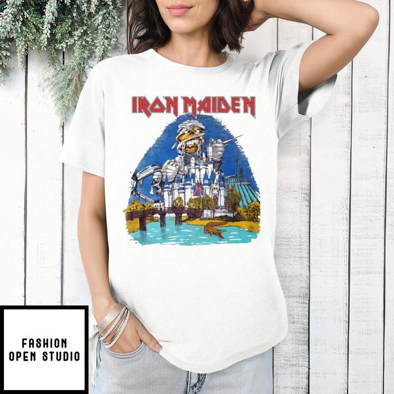 Iron Maiden Arrive Alive In ’85 Florida Tour T-shirt
