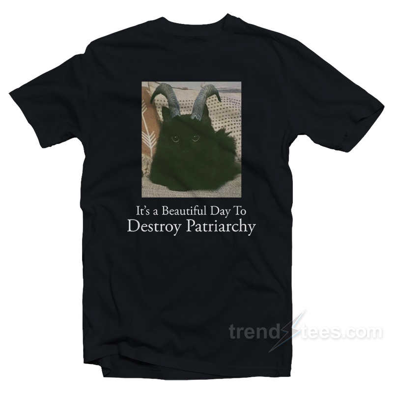 It's A Beautiful Day To Destroy Patriarch T-shirt
