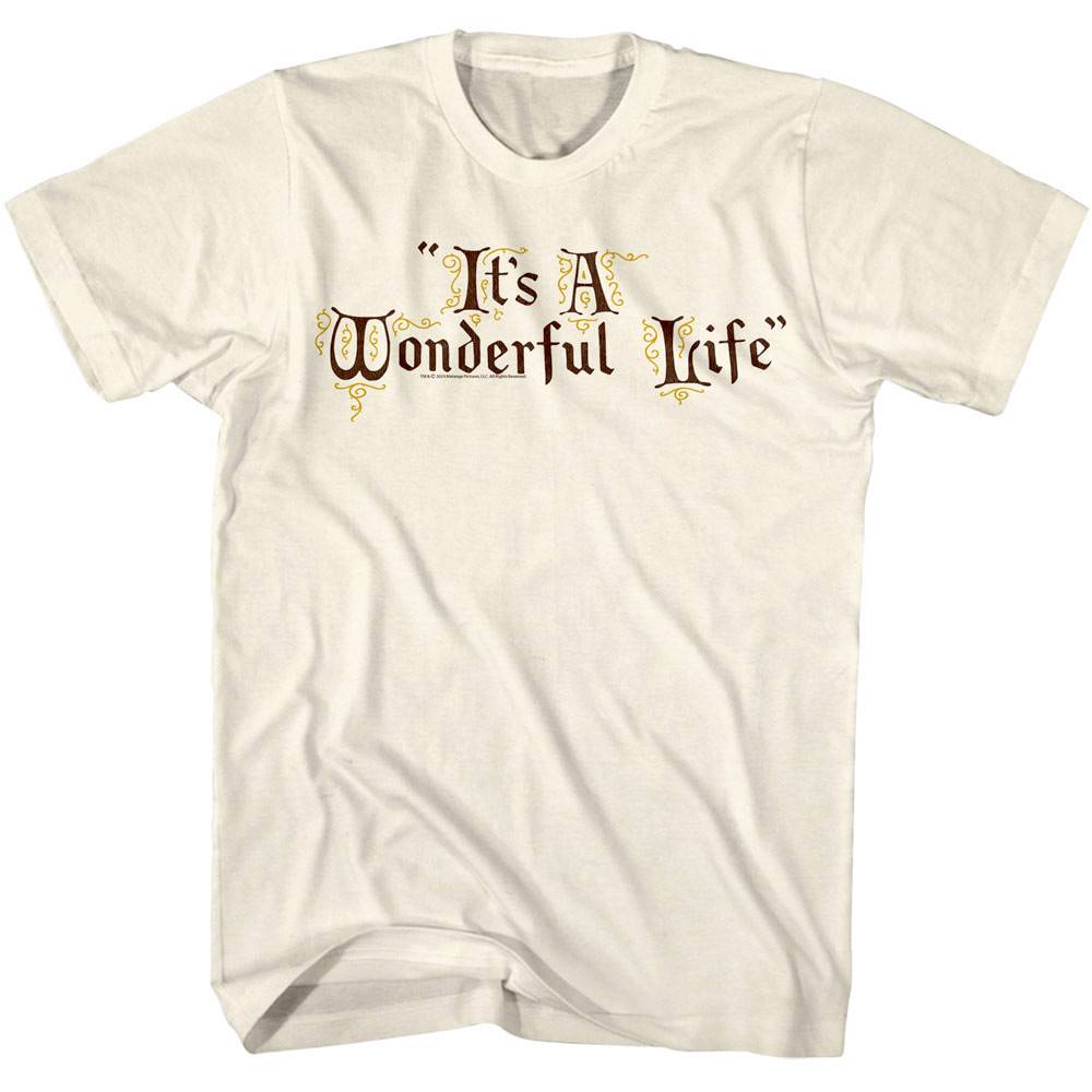 It's A Wonderful Life Movie Title T-shirt