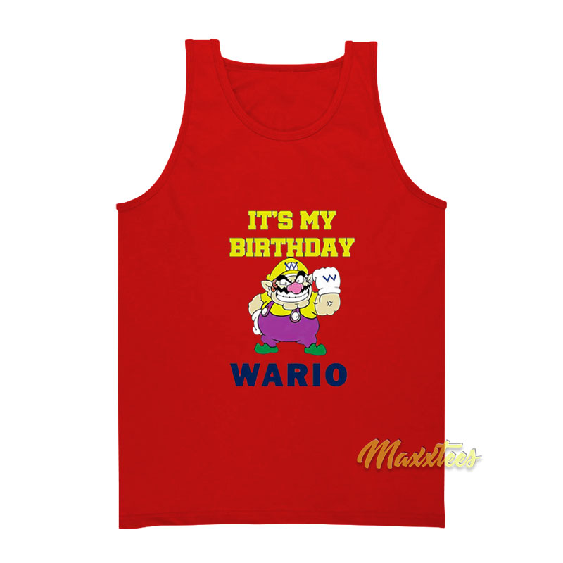It's My Birthday Wario Tank Top