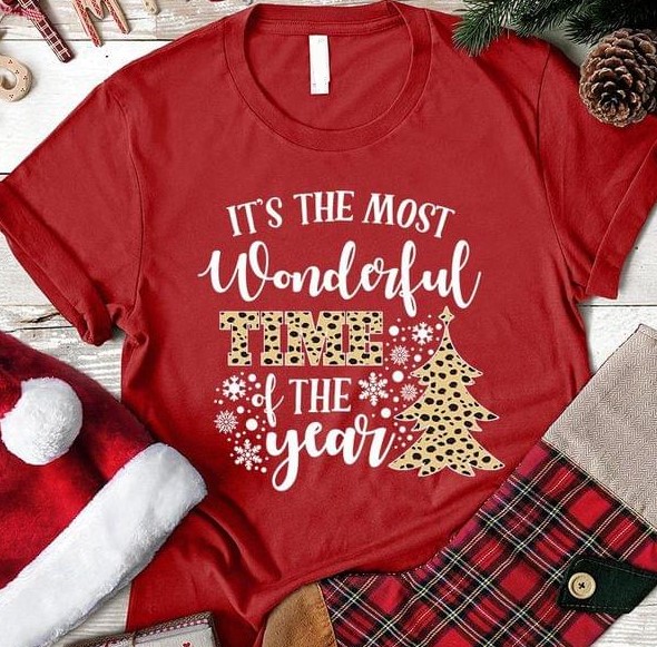 It's The Most Wonderful Time Of The Year Christmas Tree Shirt