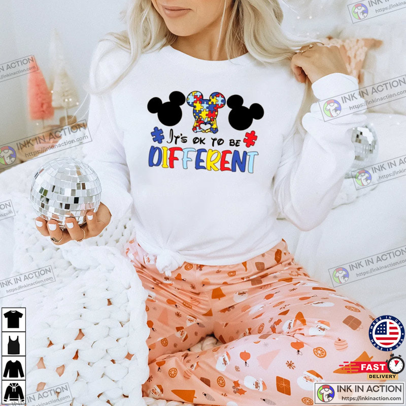 It’s Ok To Be Different Disney Autism Awareness Shirt