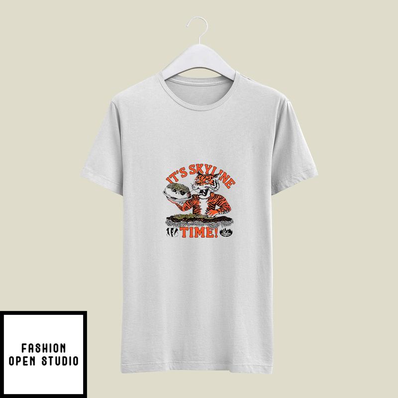 It’s Skyline Time Cincinnati Bengals X Skyline Chili T-shirt