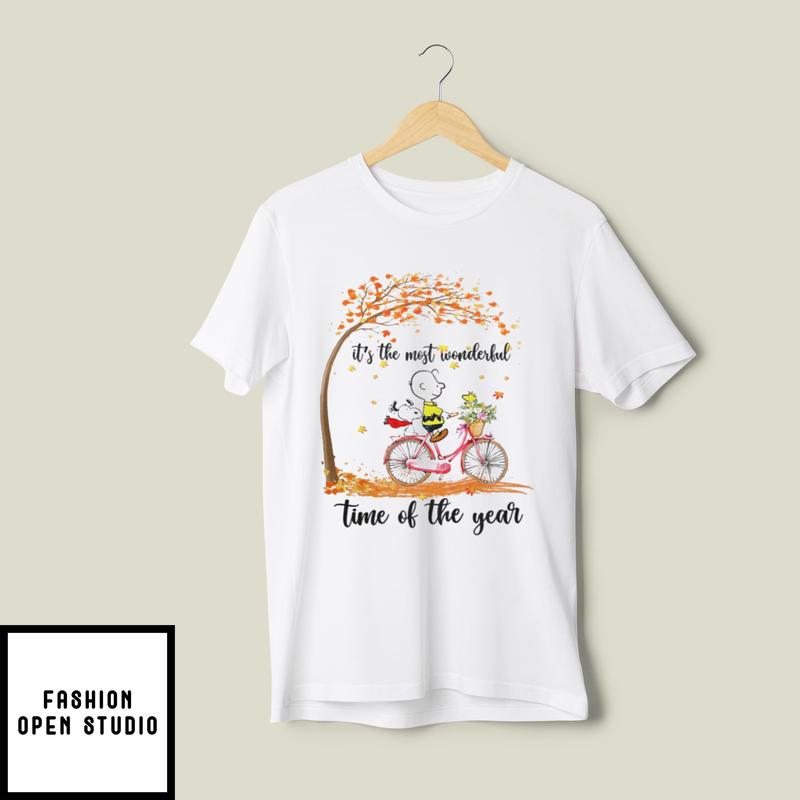 It’s The Most Beautiful Time Of The Year Snoopy Autumn T-shirt
