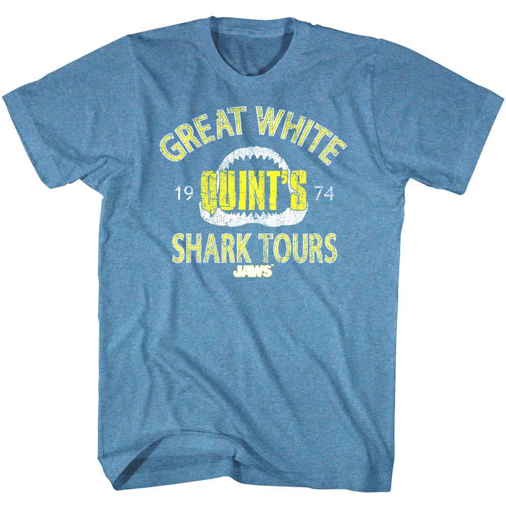 Jaws Quint's Great White Shark Tours 1974 T-shirt