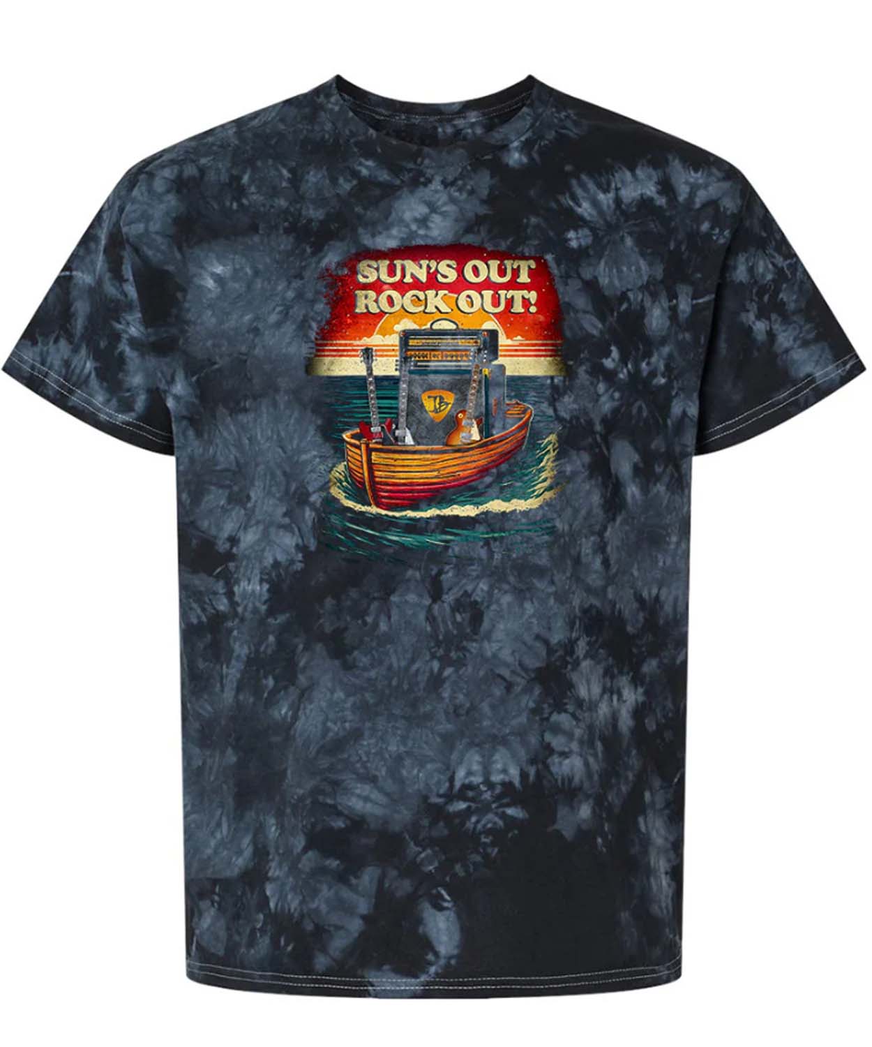 Jbonamassa Merch Sun’s Out Rock Out Crystal Tie Dye T-shirt