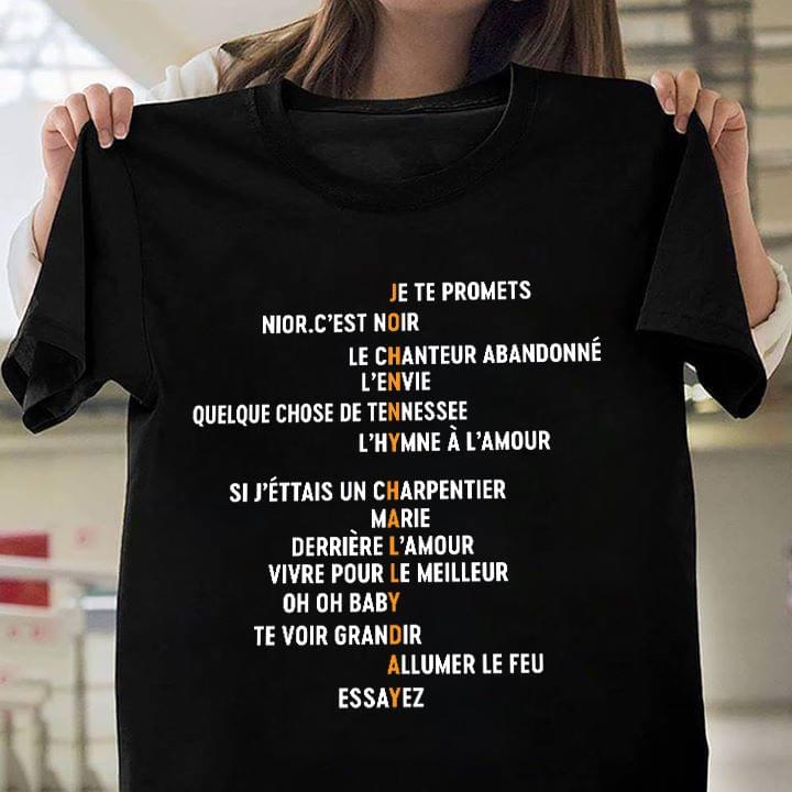 Je Te Promets Nior.c'est Noir Le Shirt