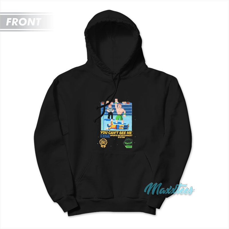 John Cena 8-bit Can't You See Me Hoodie