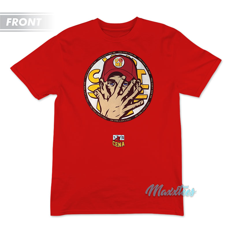 John Cena You Can't See Me Never Give Up T-shirt