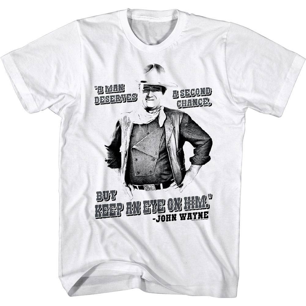 John Wayne Man Deserves A Second Chance Men's T Shirt