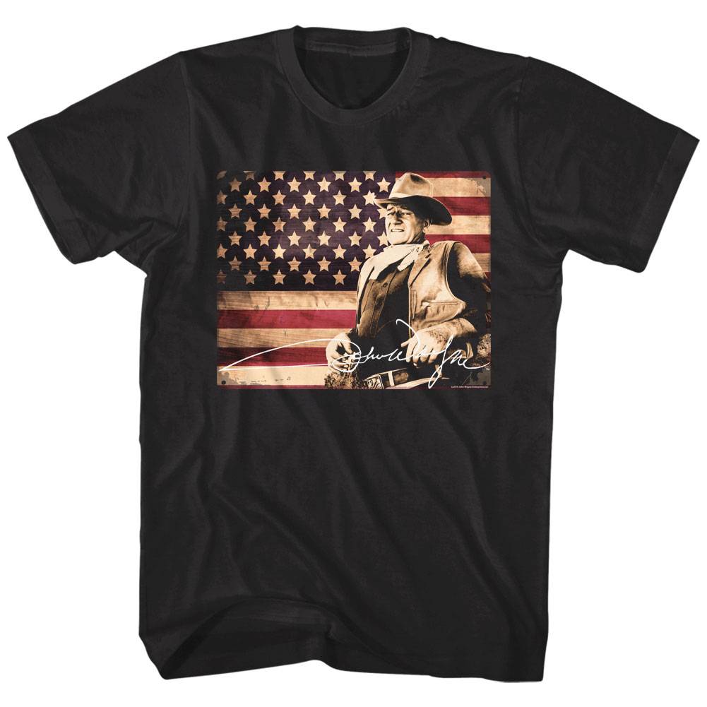 John Wayne Signature Stars & Stripes Men’s T Shirt