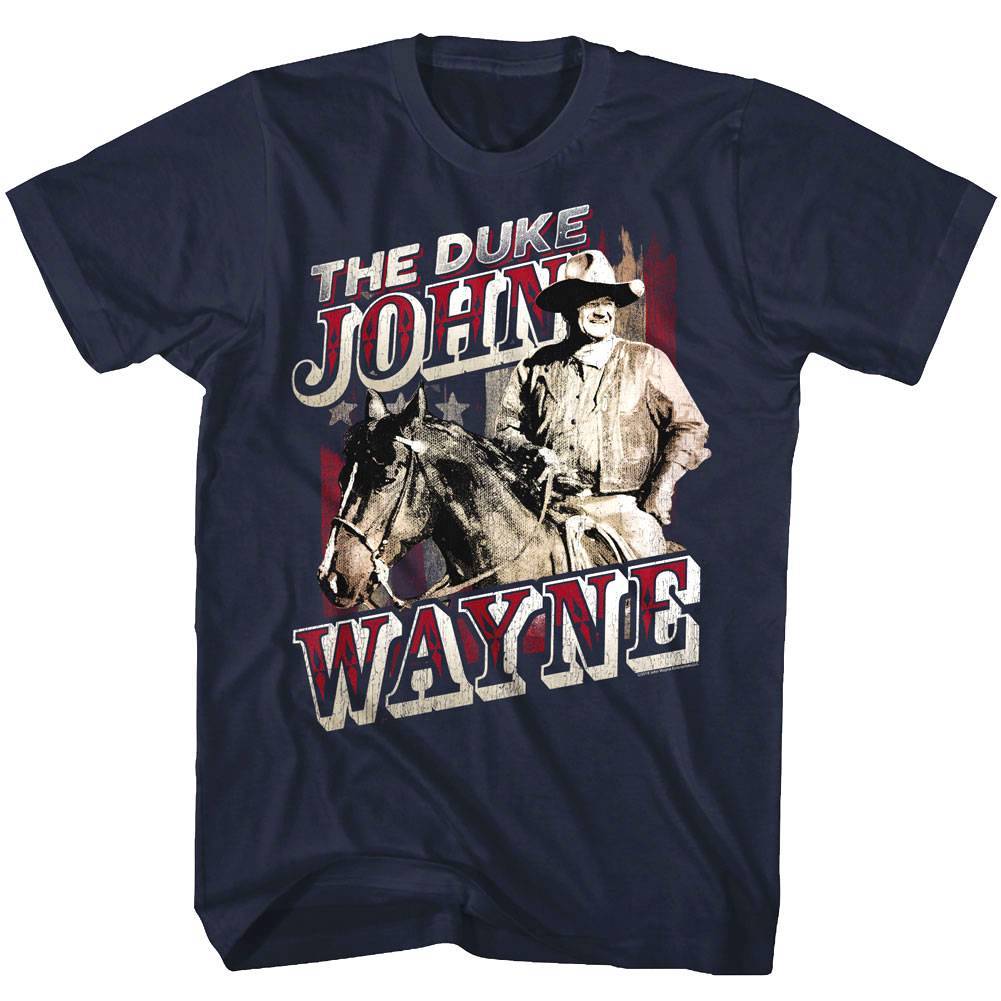 John Wayne The Duke On Horseback Men's T Shirt
