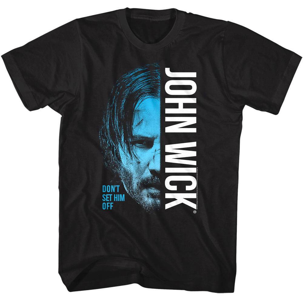John Wick Don't Set Him Off Keanu Reeves T-shirt
