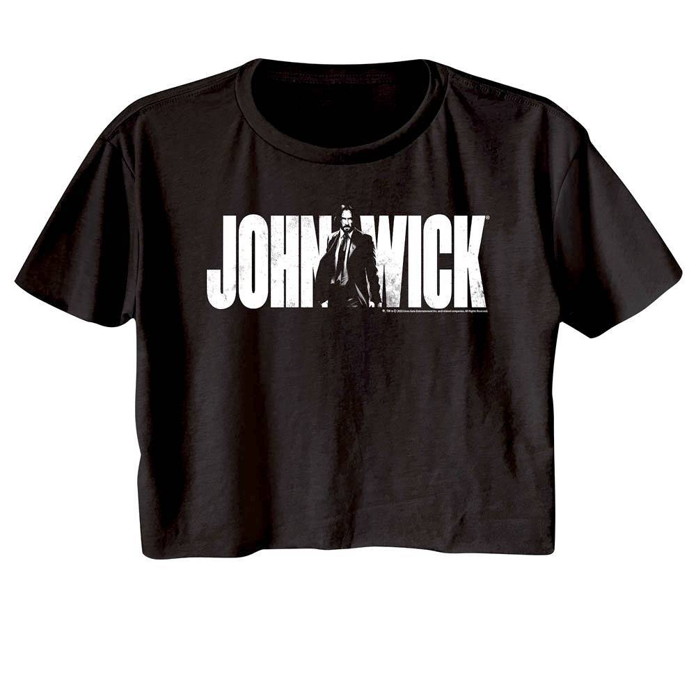 John Wick Keanu Movie Logo Women's Crop Top