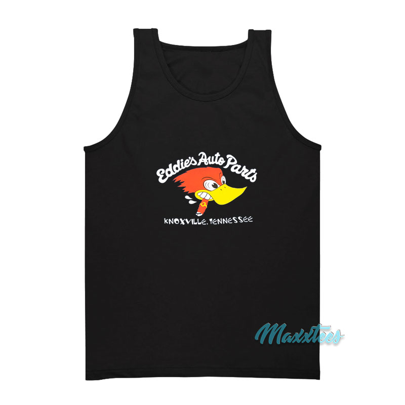 Johnny Knoxville Eddie's Auto Parts Tank Top