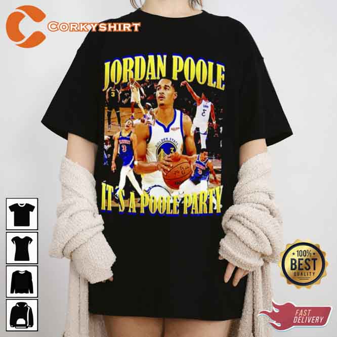 Jordan Poole It’s A Poole Party Jordan Poole 90s Bootleg T-shirt
