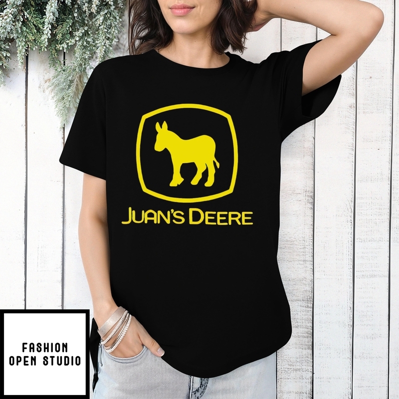 Juan’s Deere Tractor Parody Latino Farm Humor T-shirt